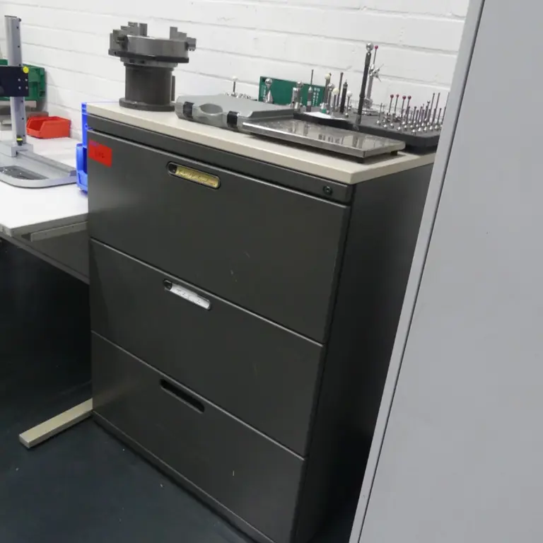 Suspended filing cabinet