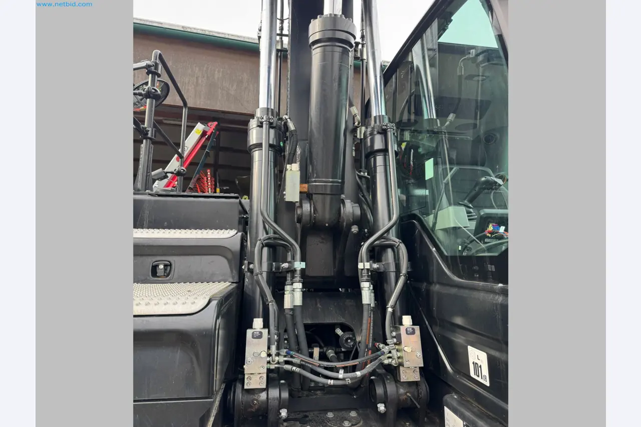 JCB excavator and Nisula forestry harvester-13