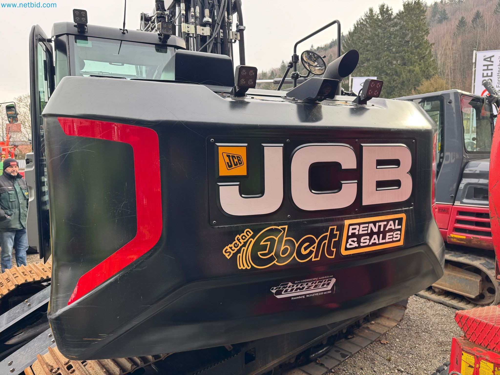 JCB excavator and Nisula forestry harvester-15