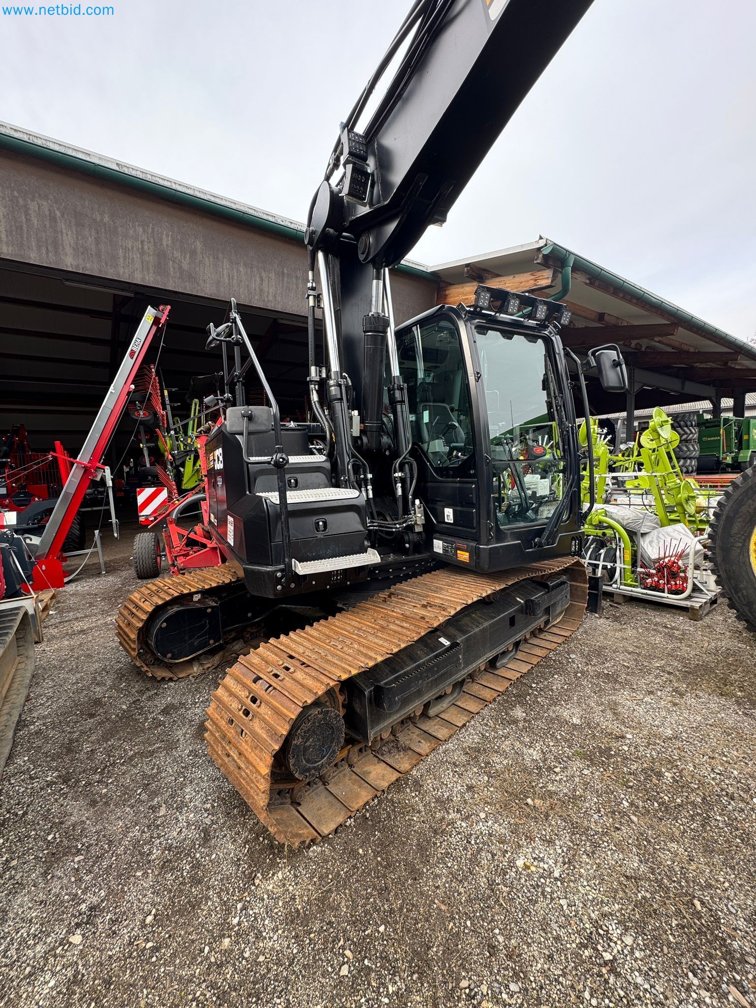 JCB excavator and Nisula forestry harvester-20