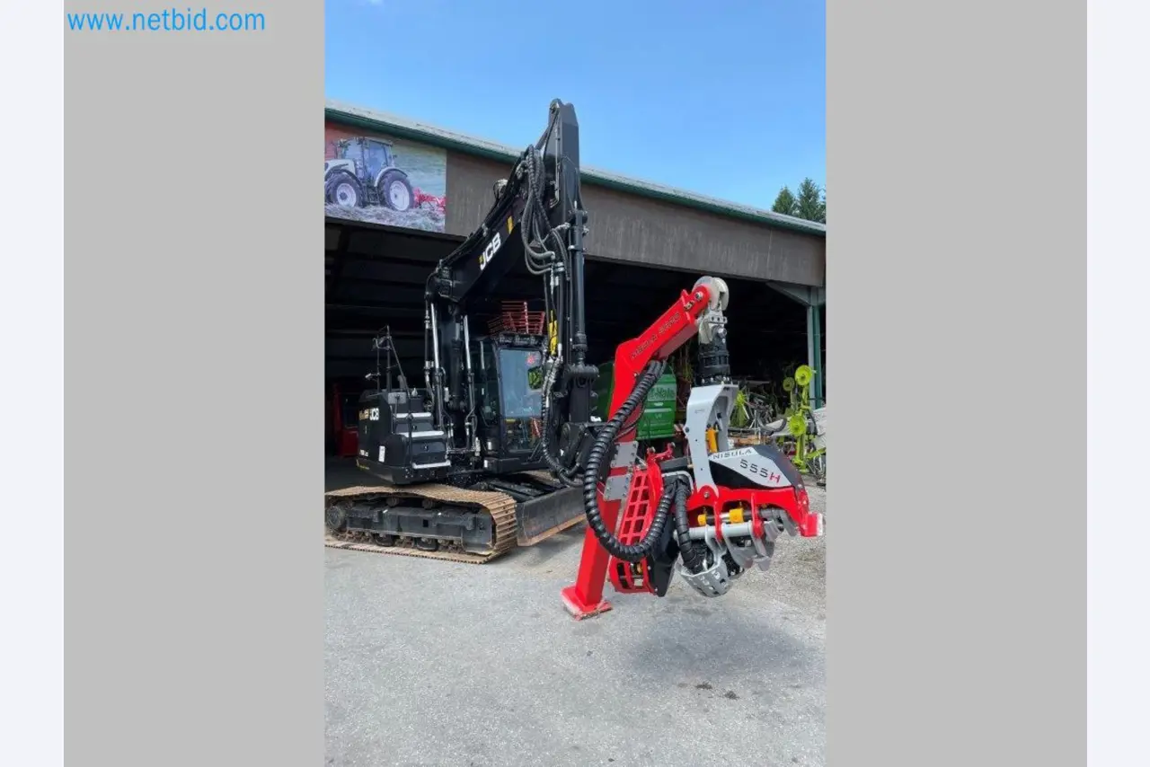 JCB excavator and Nisula forestry harvester-7