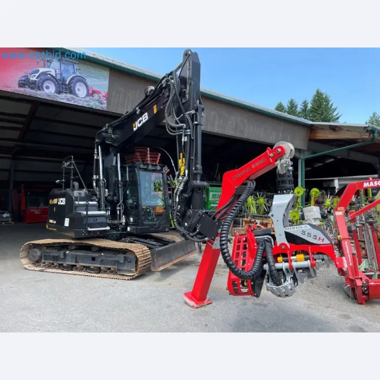 JCB excavator and Nisula forestry harvester-8