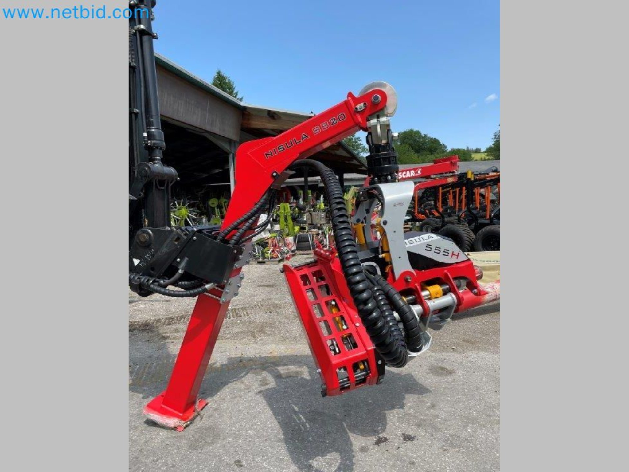 JCB excavator and Nisula forestry harvester-3