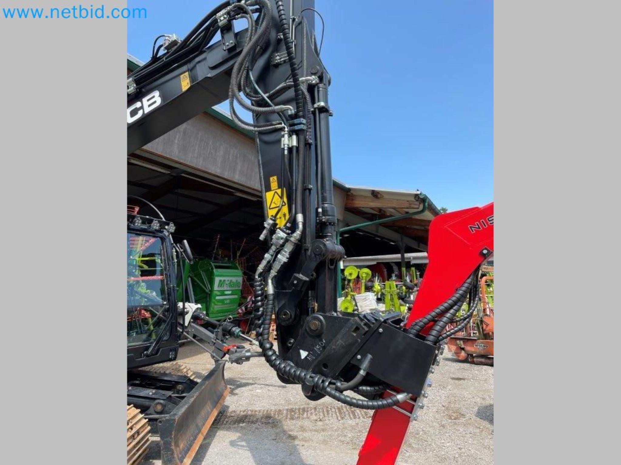 JCB excavator and Nisula forestry harvester-4