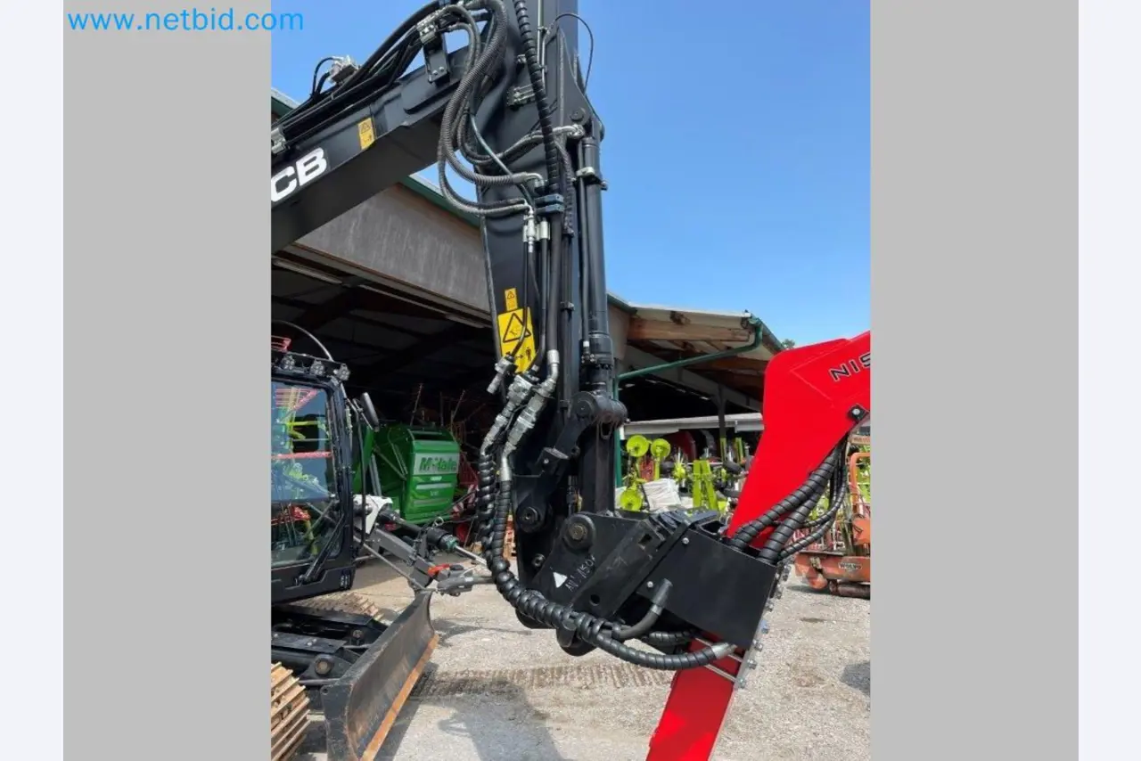 JCB excavator and Nisula forestry harvester-4