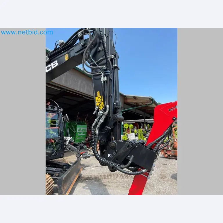 JCB excavator and Nisula forestry harvester-4
