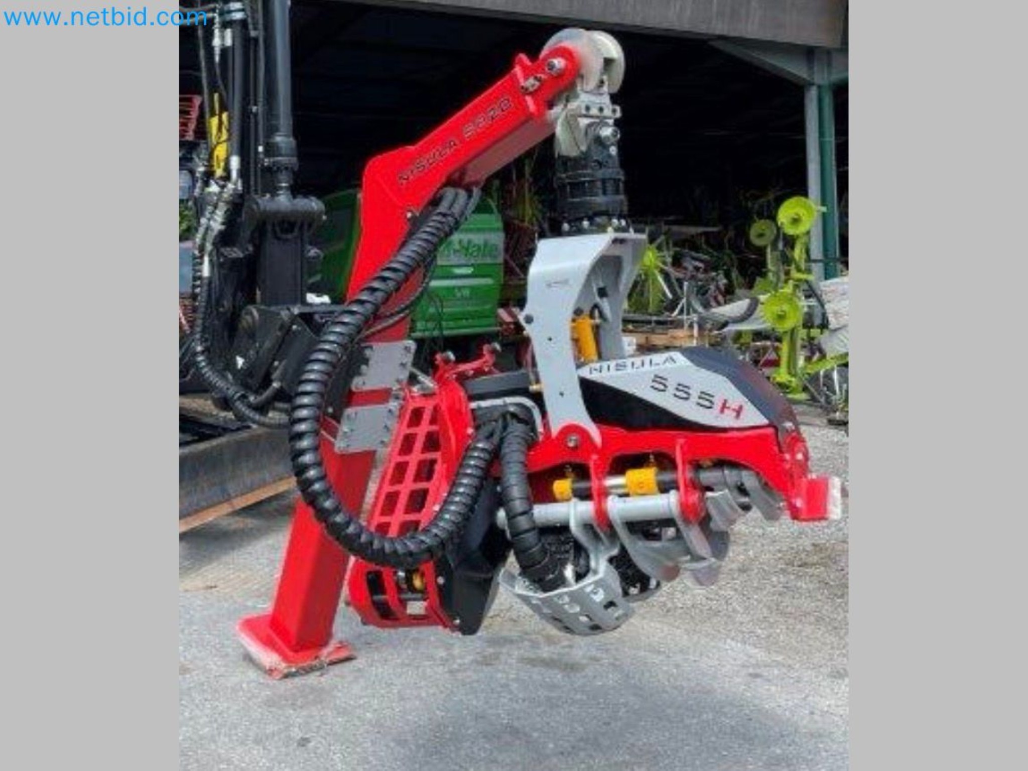 JCB excavator and Nisula forestry harvester-5