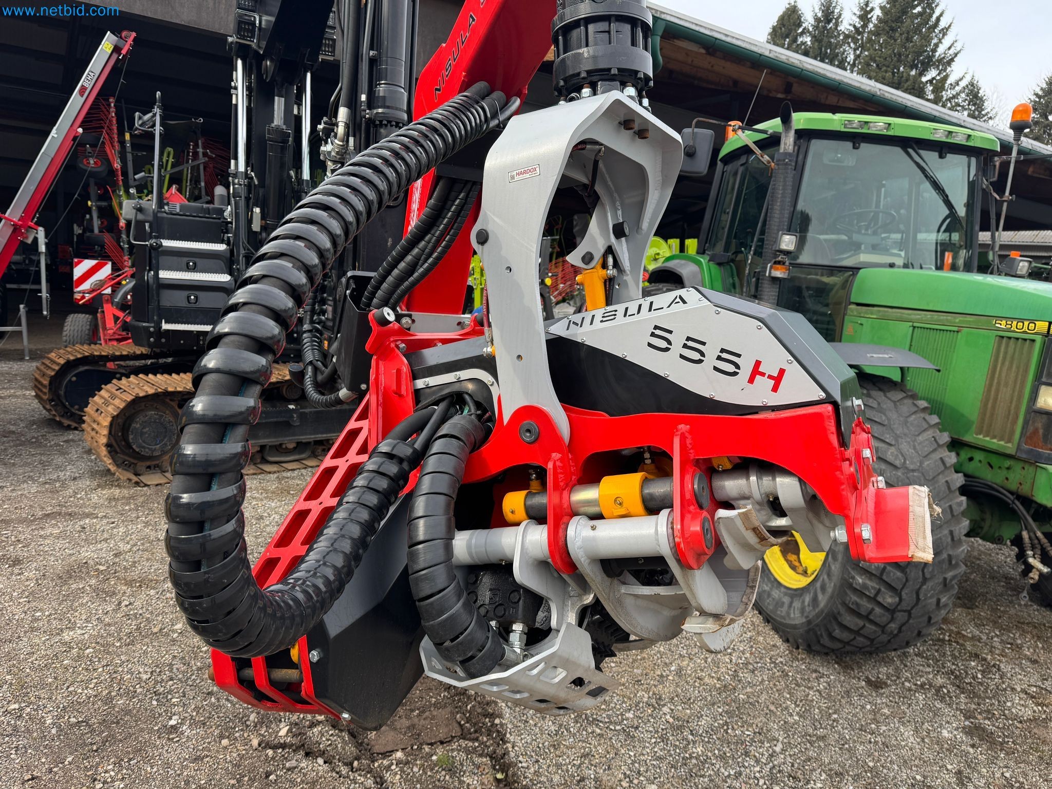 JCB excavator and Nisula forestry harvester-7