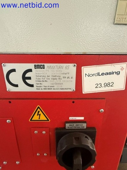 Three well-maintained EMCO Maxxturn 65 CNC lathes becoming available-11