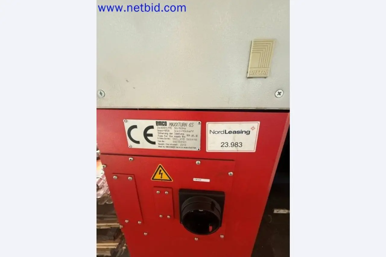 Three well-maintained EMCO Maxxturn 65 CNC lathes becoming available-4