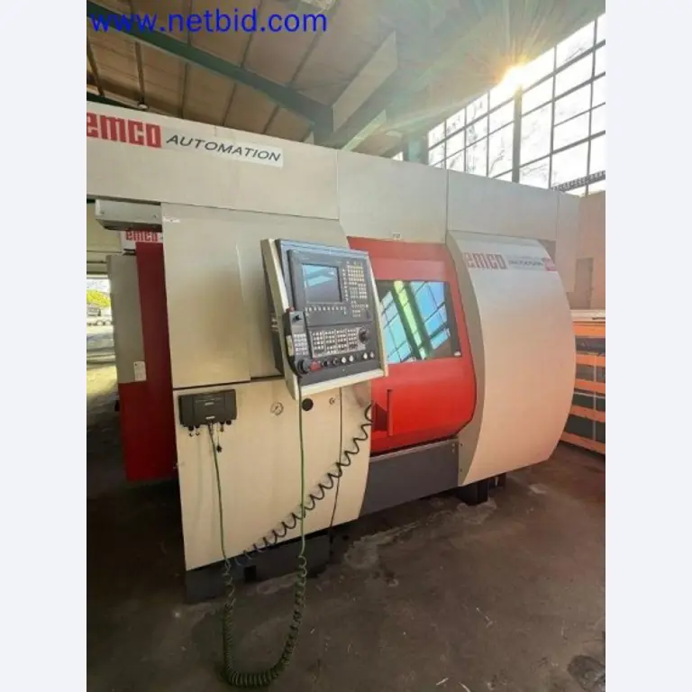 Three well-maintained EMCO Maxxturn 65 CNC lathes becoming available-8