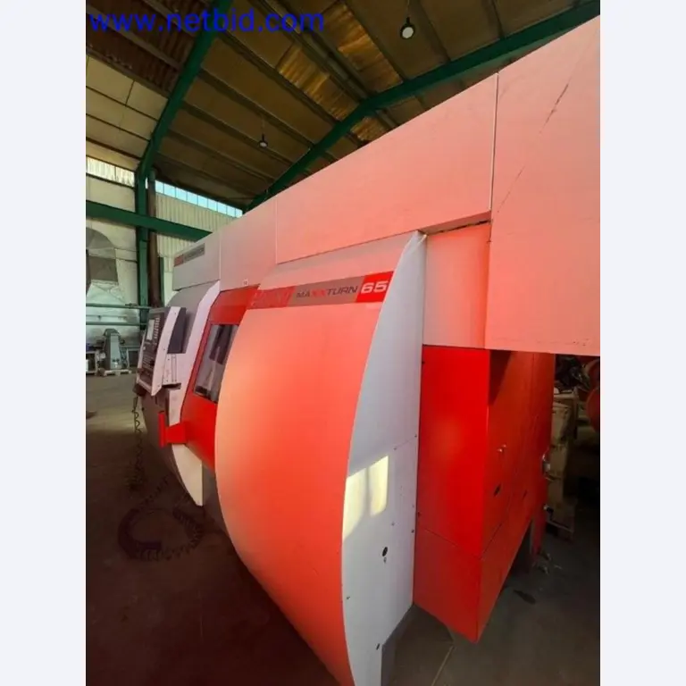 Three well-maintained EMCO Maxxturn 65 CNC lathes becoming available-8