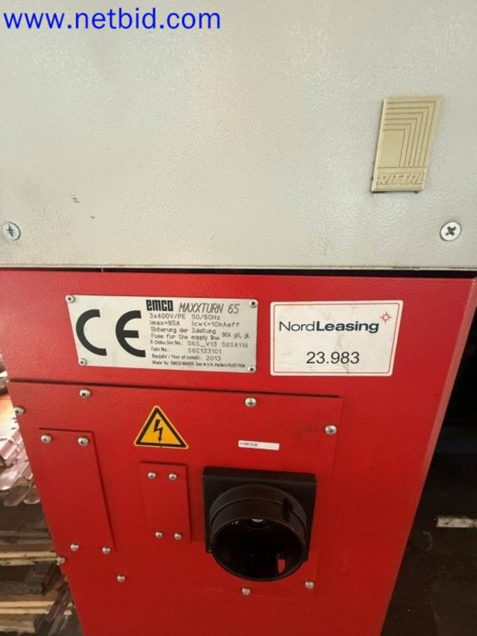 Three well-maintained EMCO Maxxturn 65 CNC lathes becoming available-9