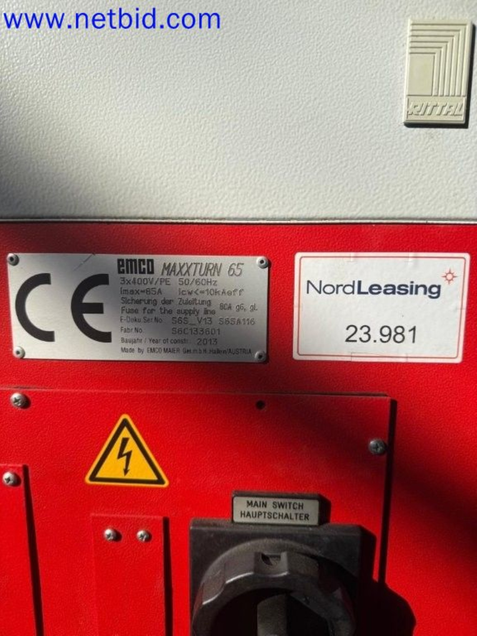 Three well-maintained EMCO Maxxturn 65 CNC lathes becoming available-10