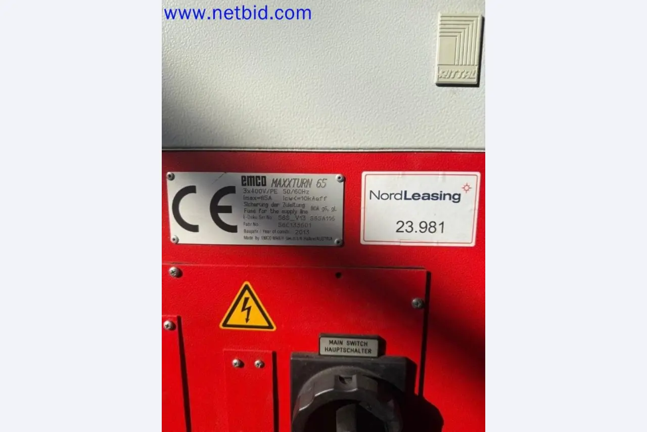 Three well-maintained EMCO Maxxturn 65 CNC lathes becoming available-10