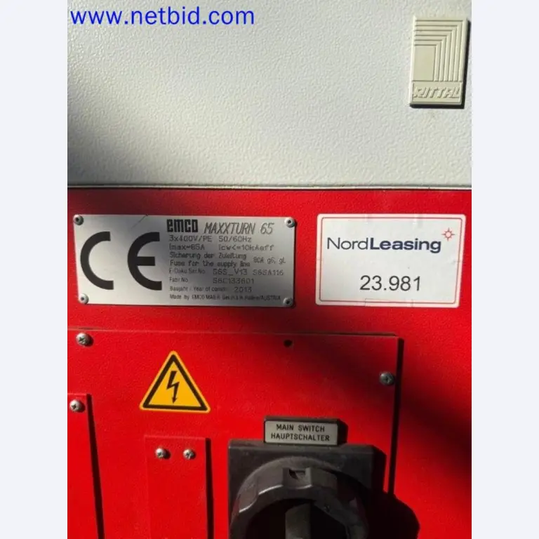 Three well-maintained EMCO Maxxturn 65 CNC lathes becoming available-10