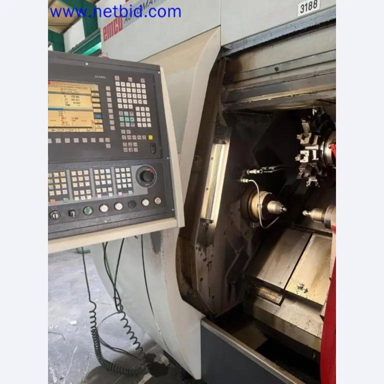 Three well-maintained EMCO Maxxturn 65 CNC lathes becoming available-13