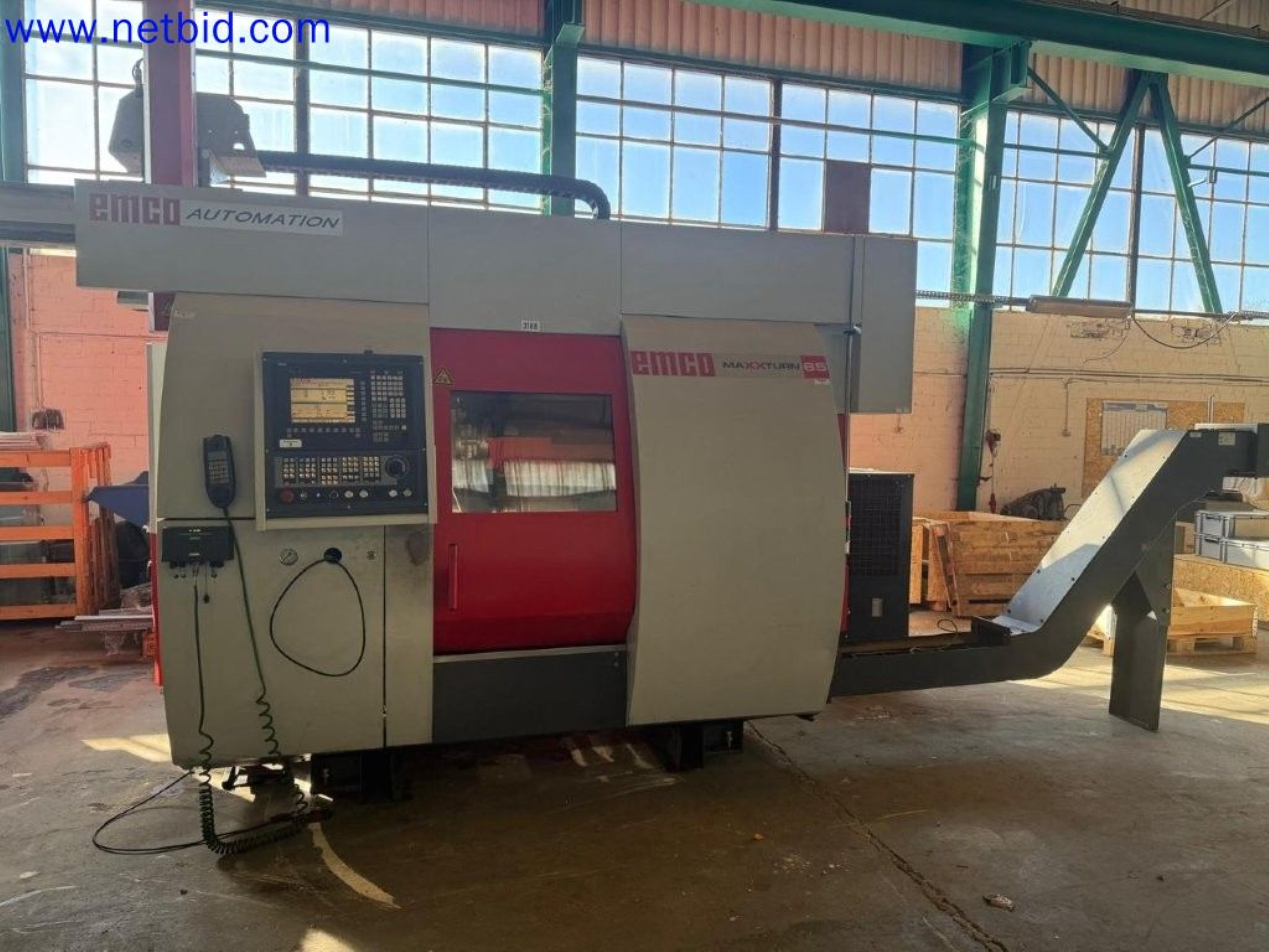 Three well-maintained EMCO Maxxturn 65 CNC lathes becoming available-1