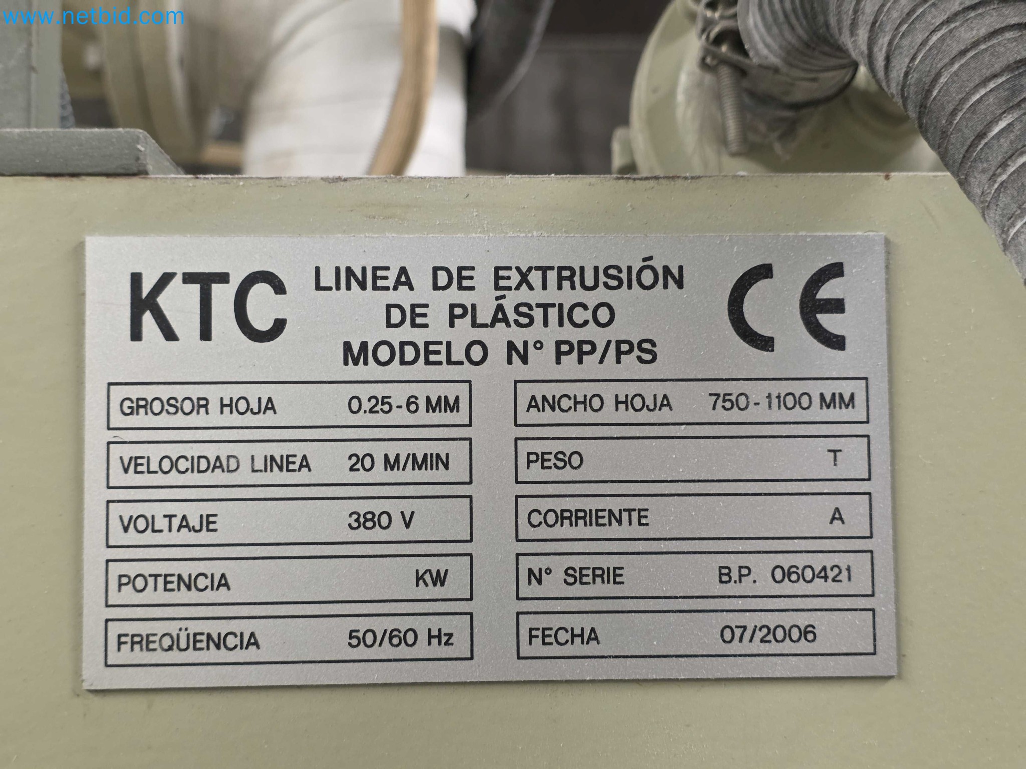 Factory Closure Auction: Plastic Sheet Extrusion Lines (PP/PE & PET)
-11