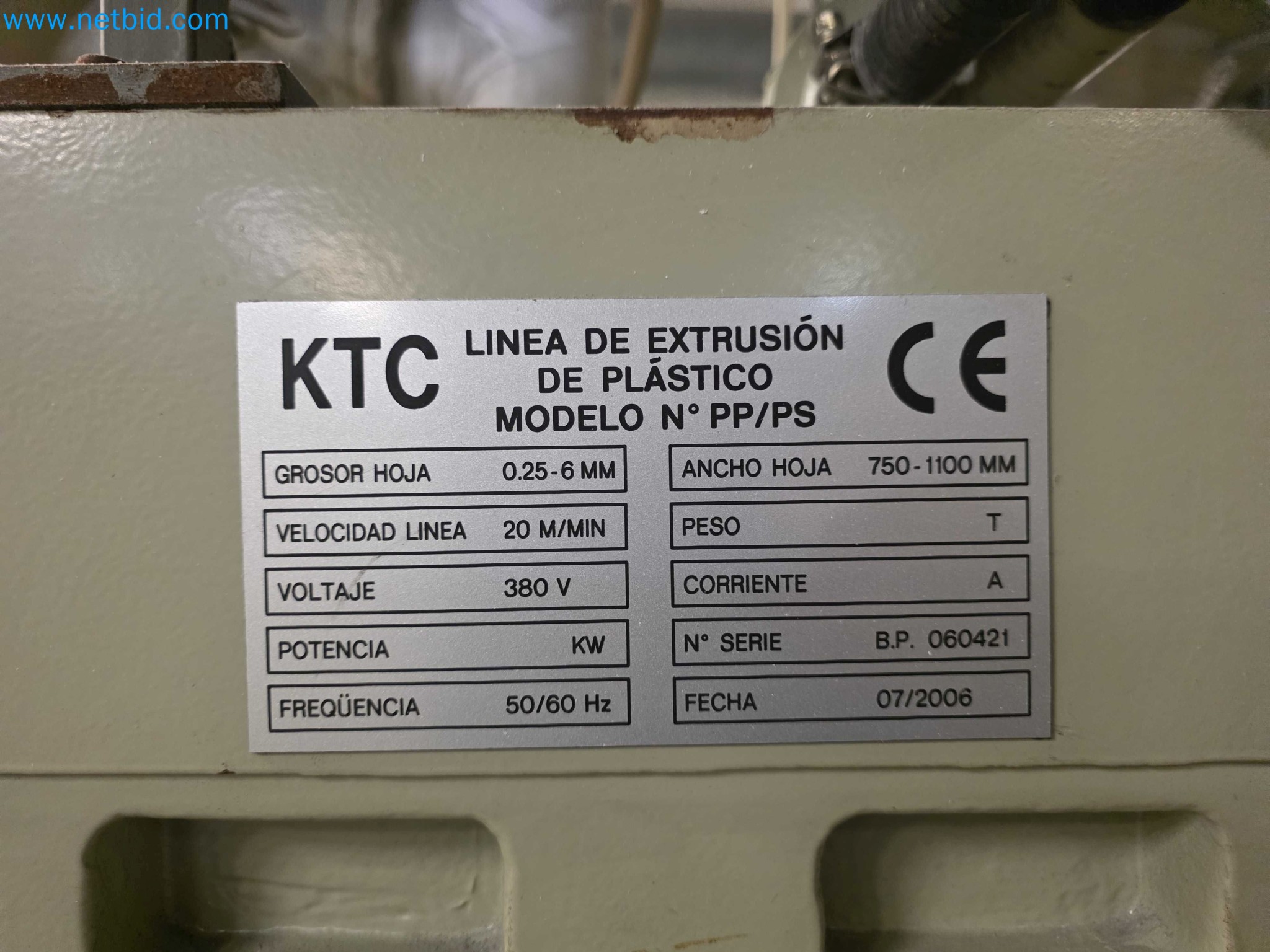 Factory Closure Auction: Plastic Sheet Extrusion Lines (PP/PE & PET)
-9