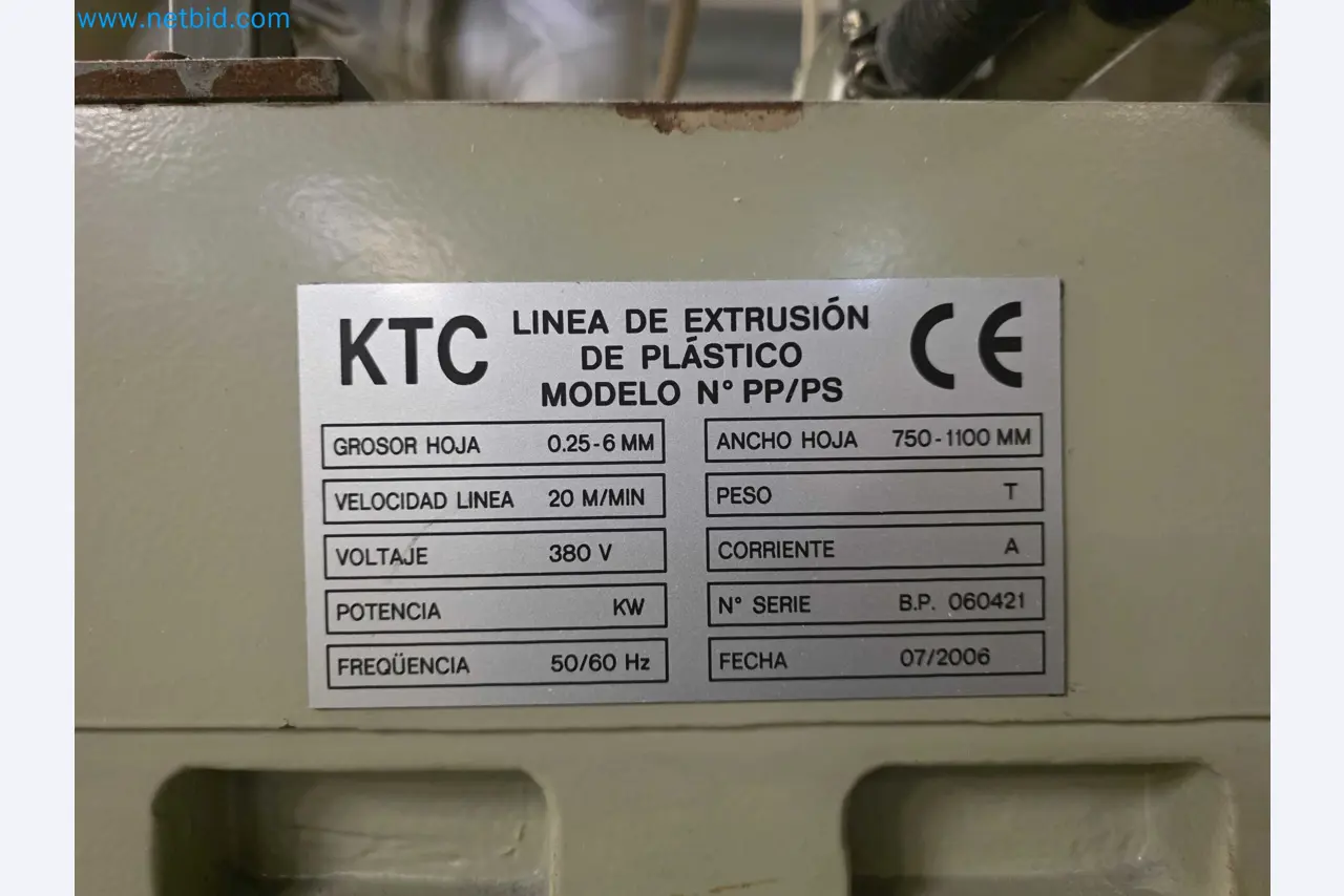 Factory Closure Auction: Plastic Sheet Extrusion Lines (PP/PE & PET)
-9