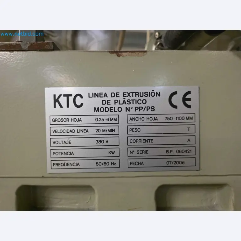 Factory Closure Auction: Plastic Sheet Extrusion Lines (PP/PE & PET)
-9