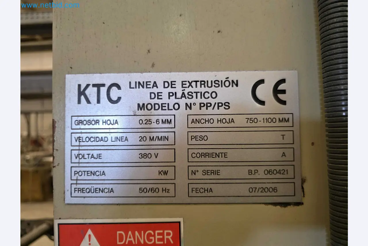 Factory Closure Auction: Plastic Sheet Extrusion Lines (PP/PE & PET)
-18