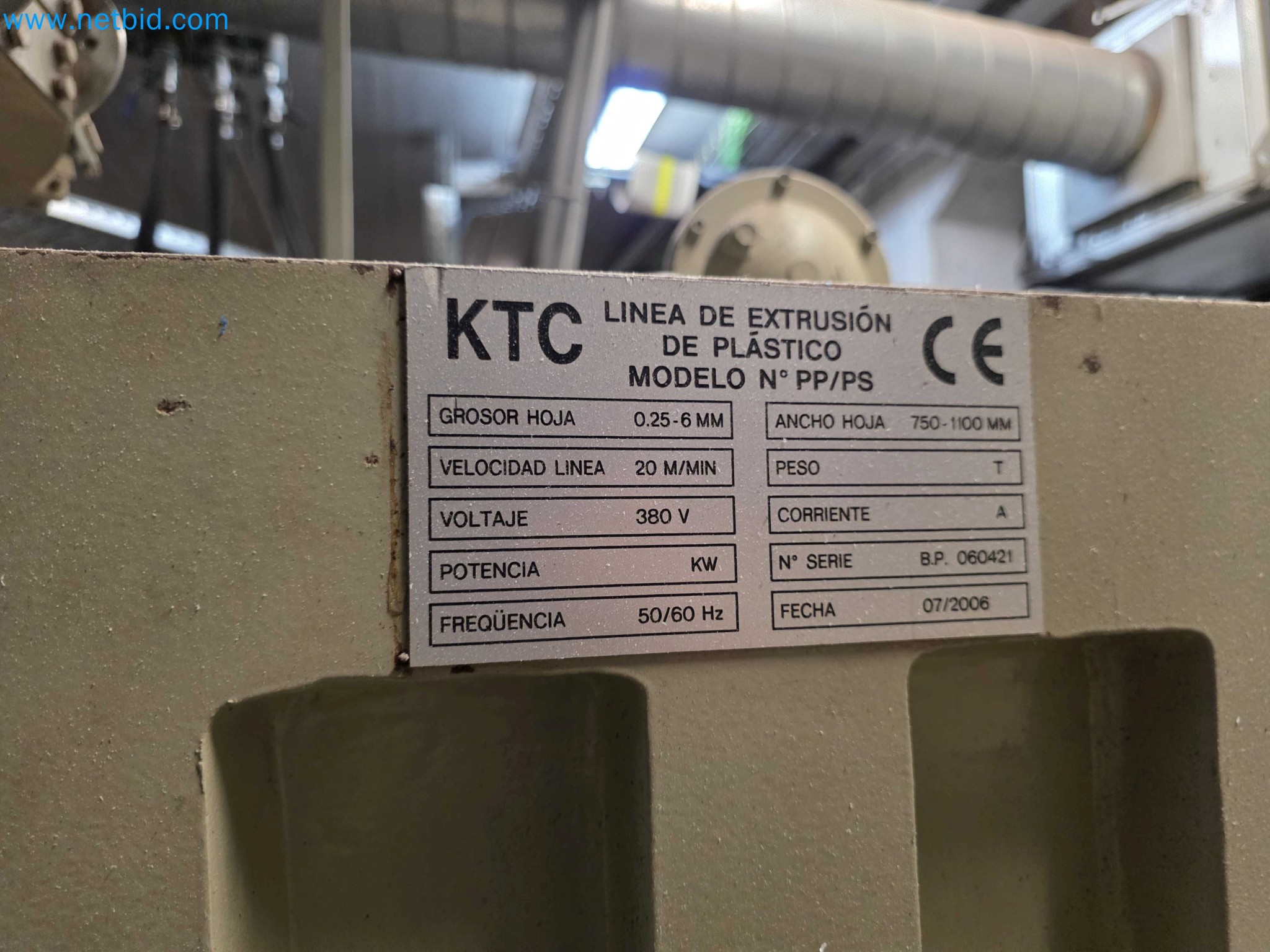 Factory Closure Auction: Plastic Sheet Extrusion Lines (PP/PE & PET)
-21