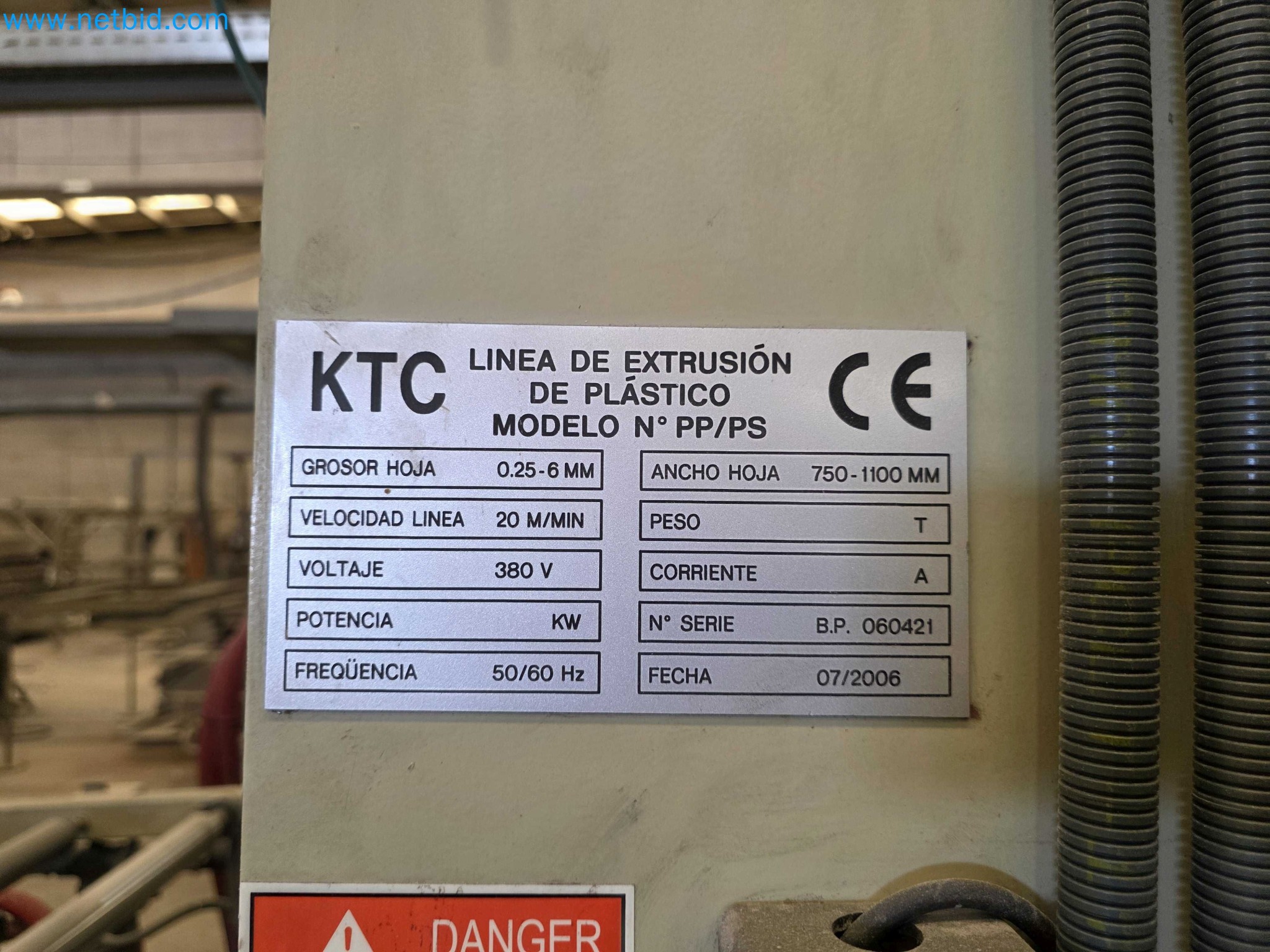 Factory Closure Auction: Plastic Sheet Extrusion Lines (PP/PE & PET)
-7