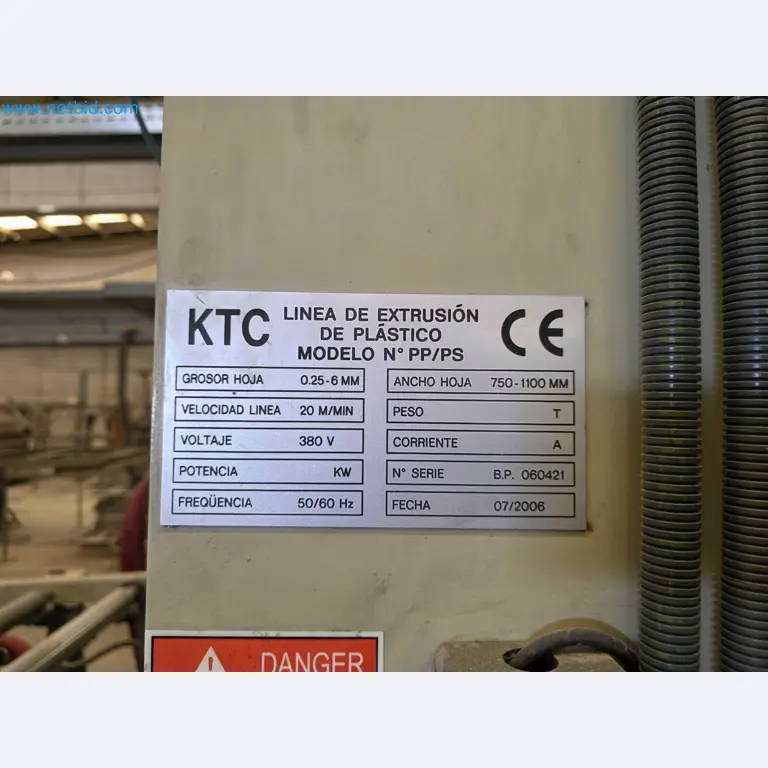 Factory Closure Auction: Plastic Sheet Extrusion Lines (PP/PE & PET)
-7