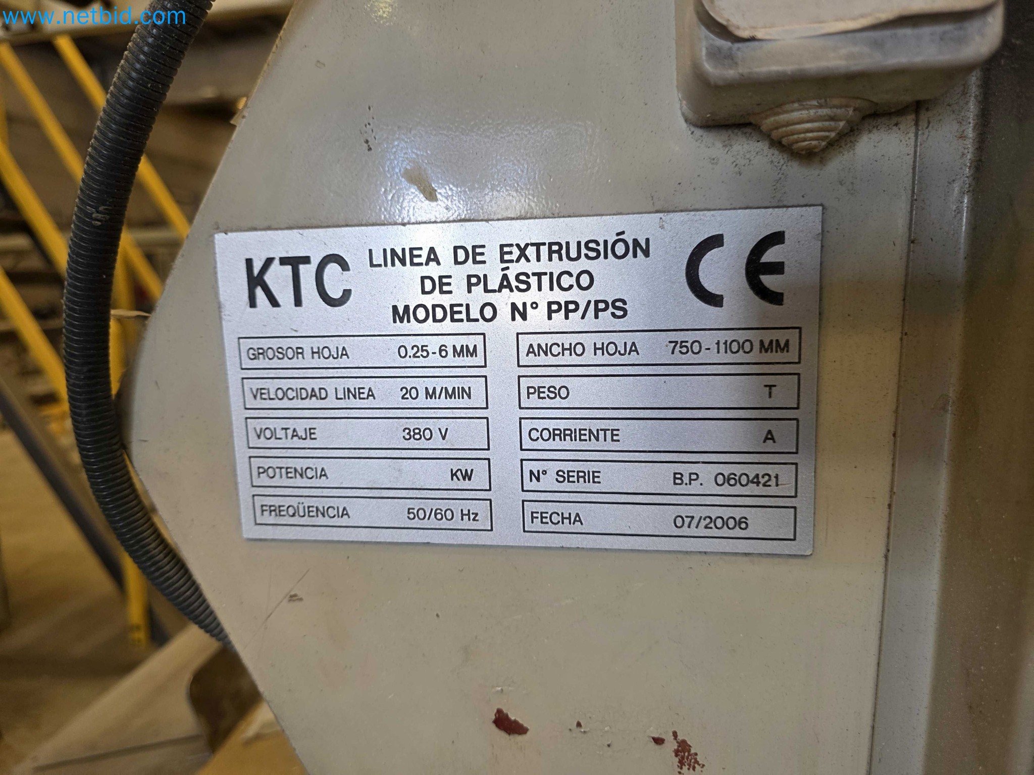 Factory Closure Auction: Plastic Sheet Extrusion Lines (PP/PE & PET)
-46