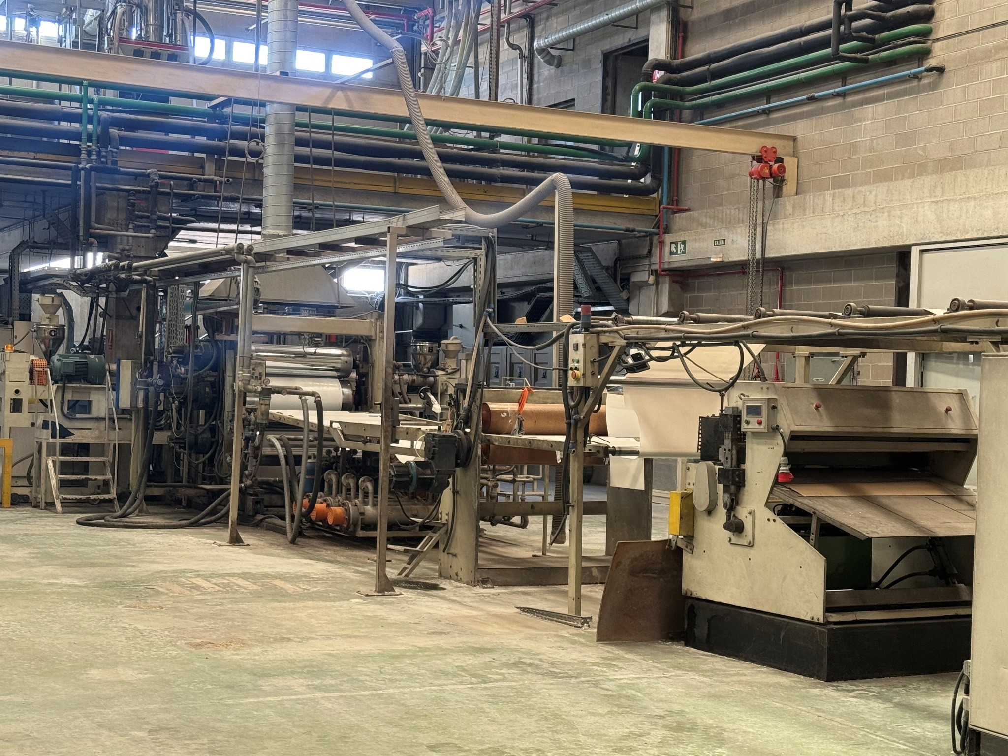 Betriebsauflösung: Kunststoffplatten-Extrusionsanlagen (PP/PE & PET)-6