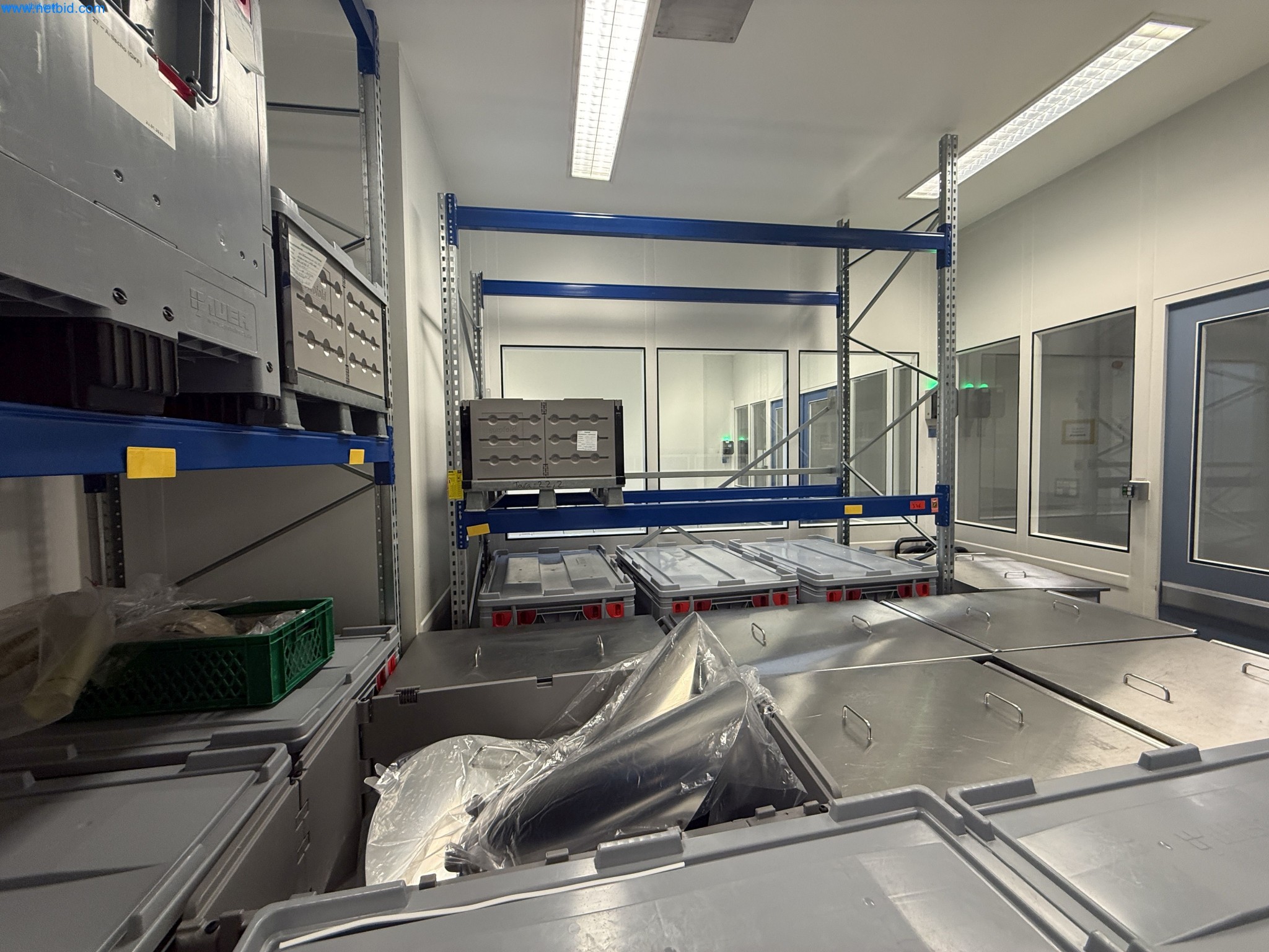 5 m. de rayonnage pour palettes Bito