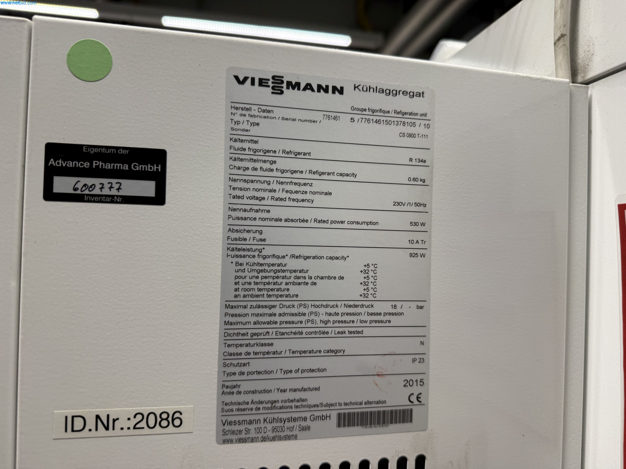 Instalações de produção e embalagem farmacêuticas / Equipamentos de laboratório e operacionais-2