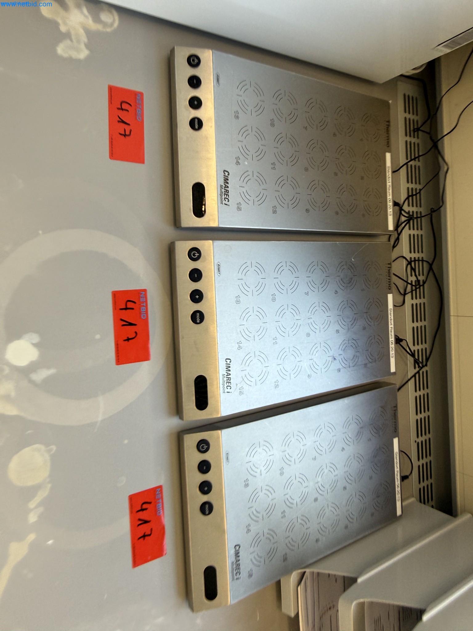 3 Plaques chauffantes à agitation magnétique Thermo Scientific Cimareci Multipoint 15