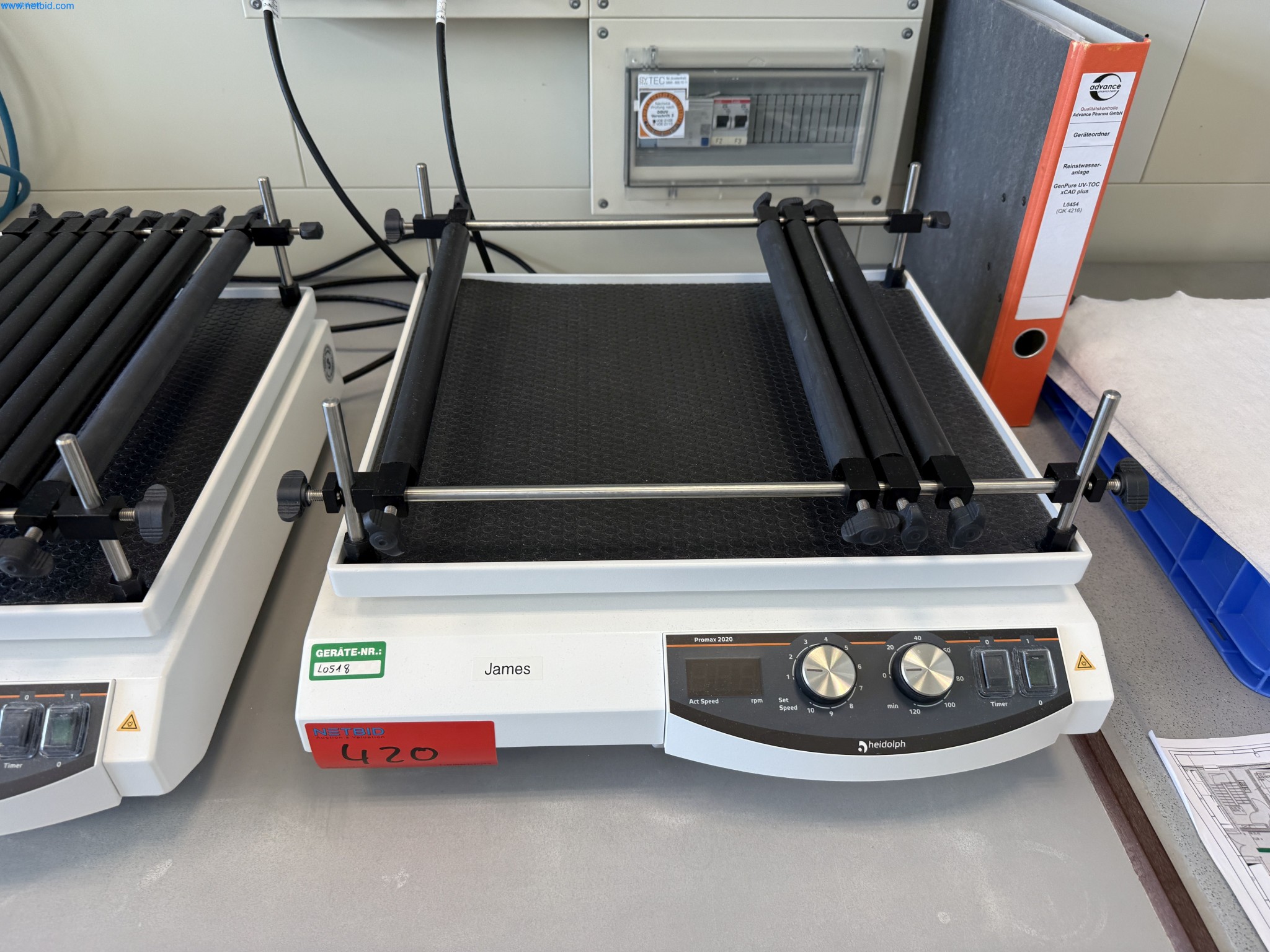 Plaque vibrante (James) Heidolph Promax 2020