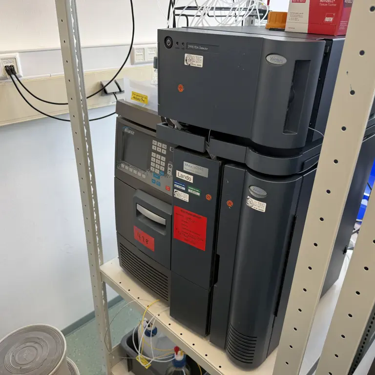 HPLC-Anlage (Lando) Waters Seperations Modul e2695, Säulenofen Heater/Cooler, 2998 PDA Detector
