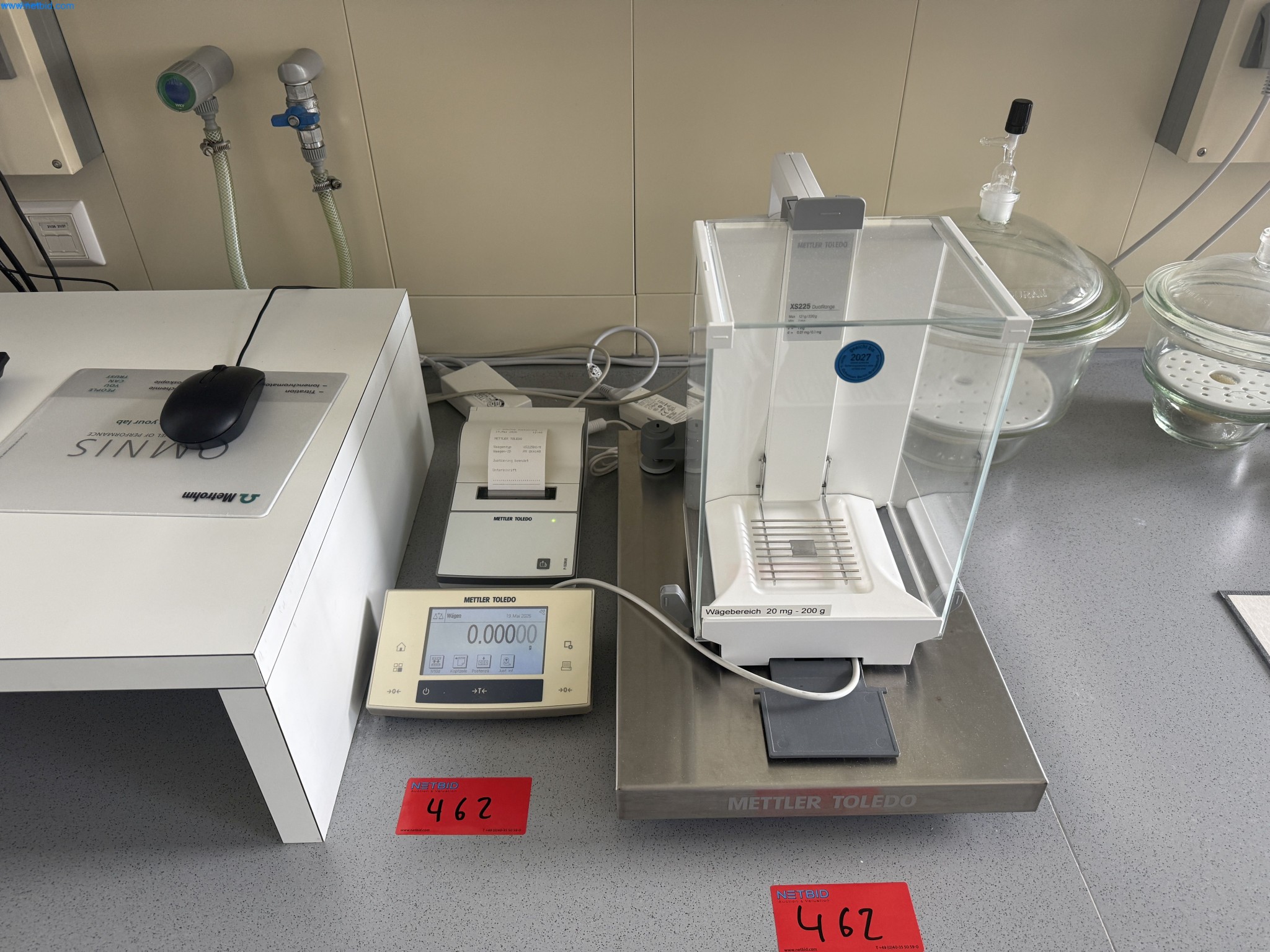 balance de précision Mettler Toledo XS225 Dualrange