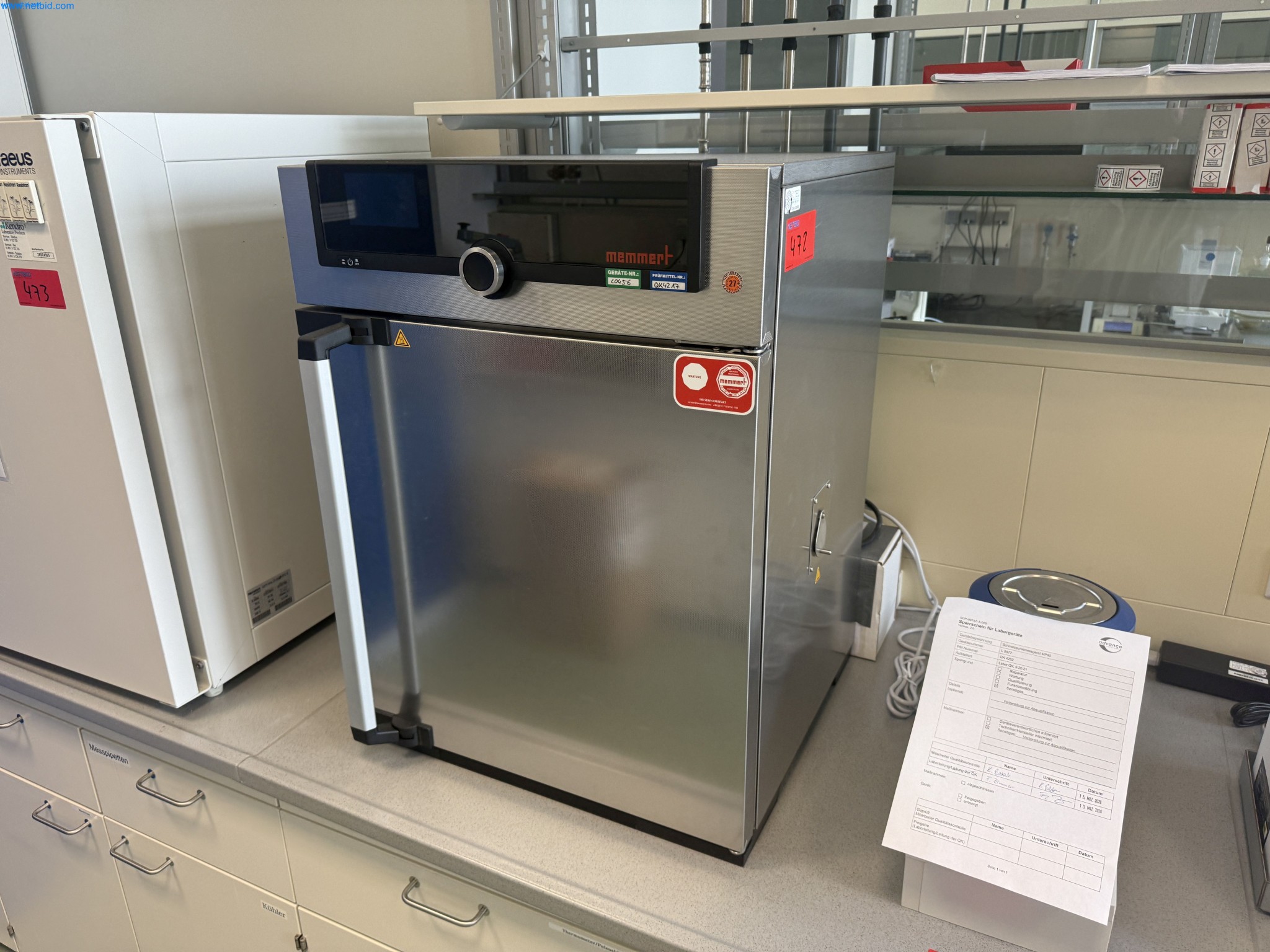Armoire de séchage Memmert UN55