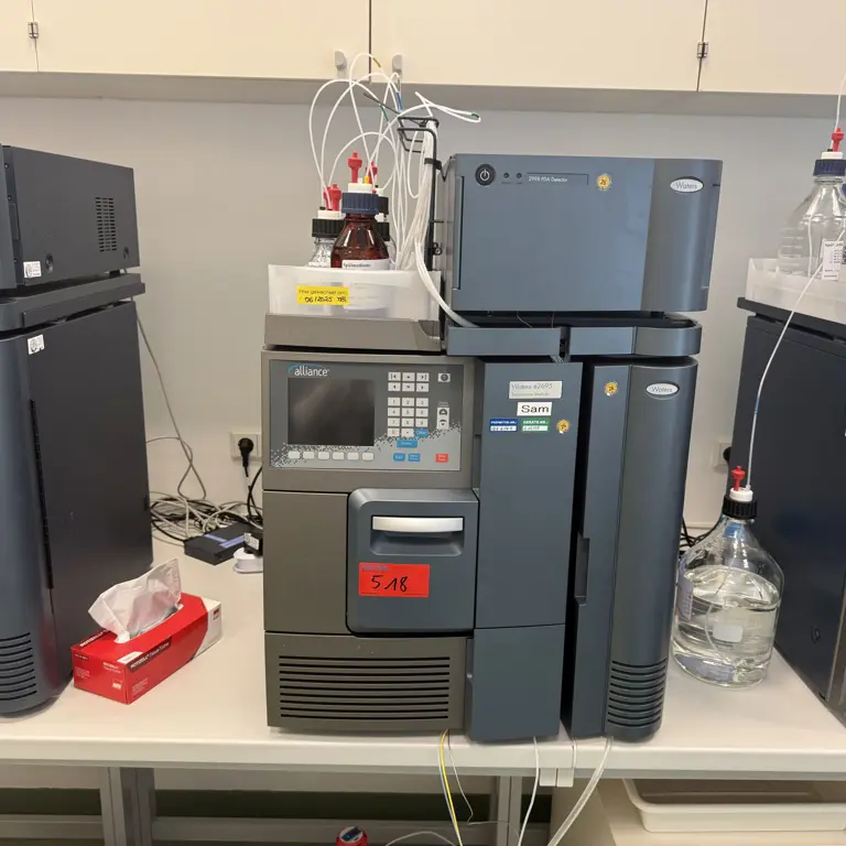 HPLC-Anlage (Sam) Waters Seperations Modul e2695, Säulenofen Heater/Cooler, 2998 PDA Detector