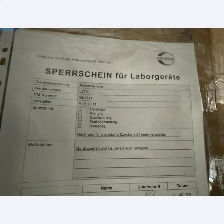 Instalações de produção e embalagem farmacêuticas / Equipamentos de laboratório e operacionais-3