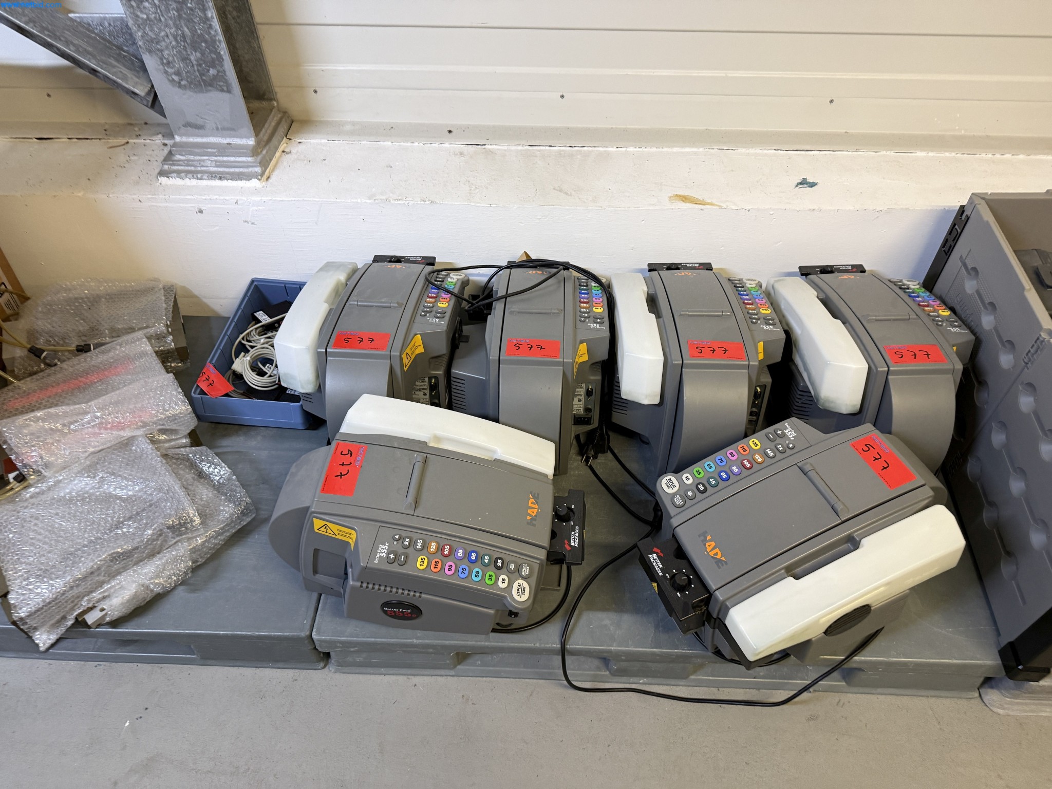 6 Machines à coller automatiques Wetterpac 555EMA