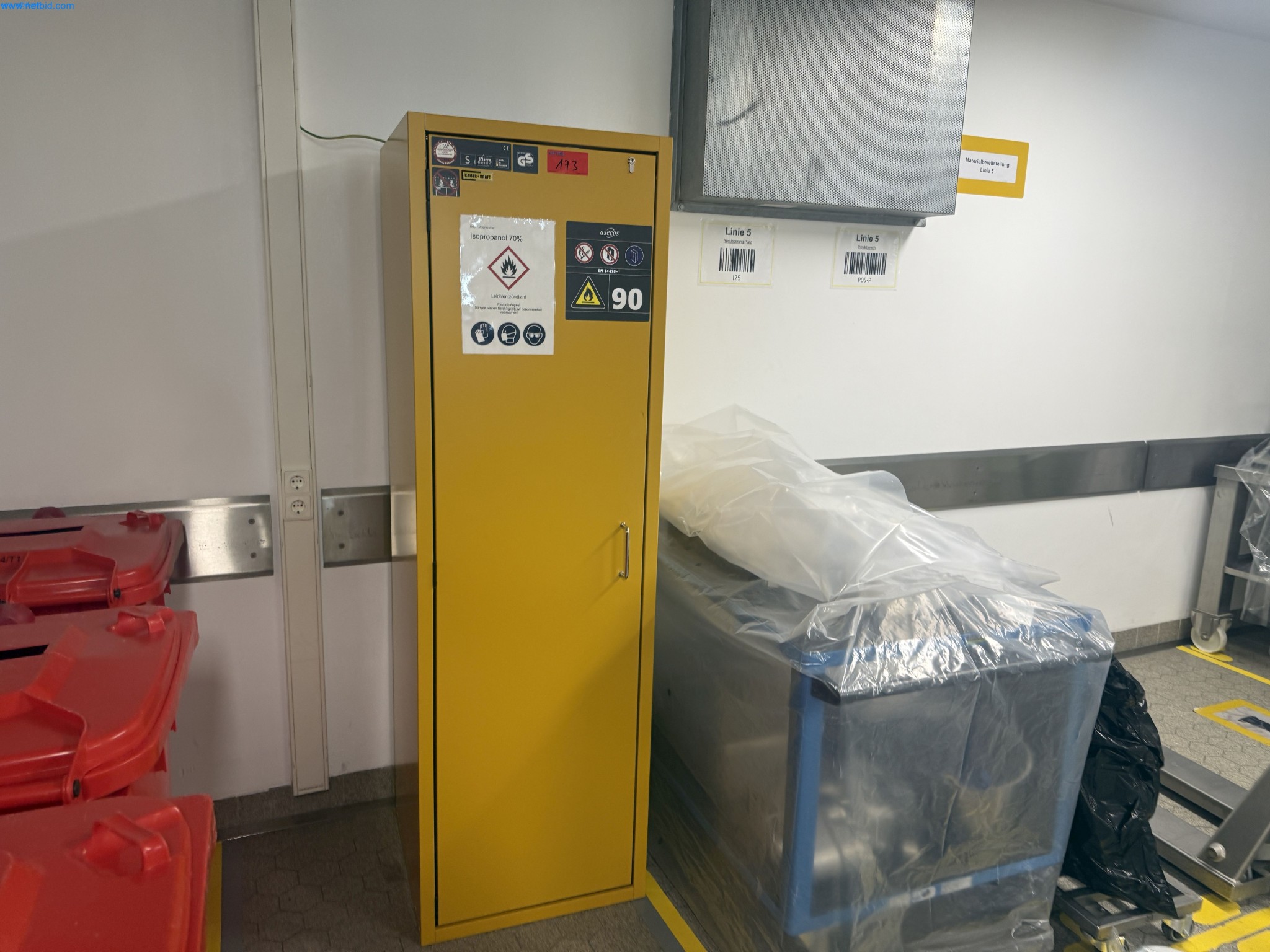 Armoire pour matières dangereuses Asecos S90.196.060.BDAS