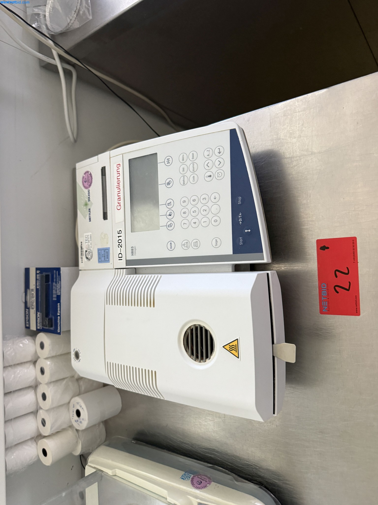 Analyseur d'humidité à halogène Mettler Toledo HR83-P