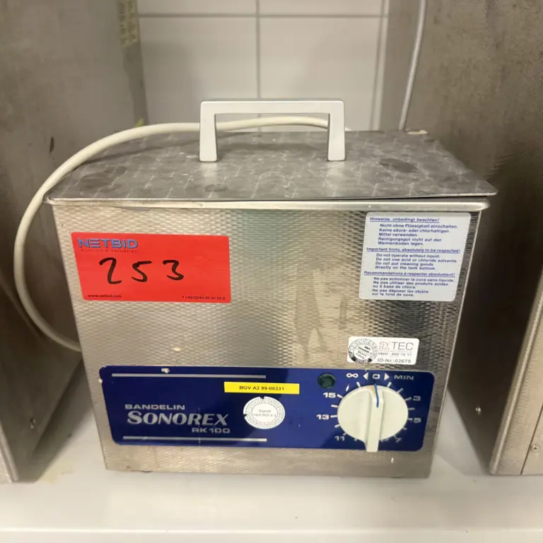 Banho de ultrassons Bandelin RK100