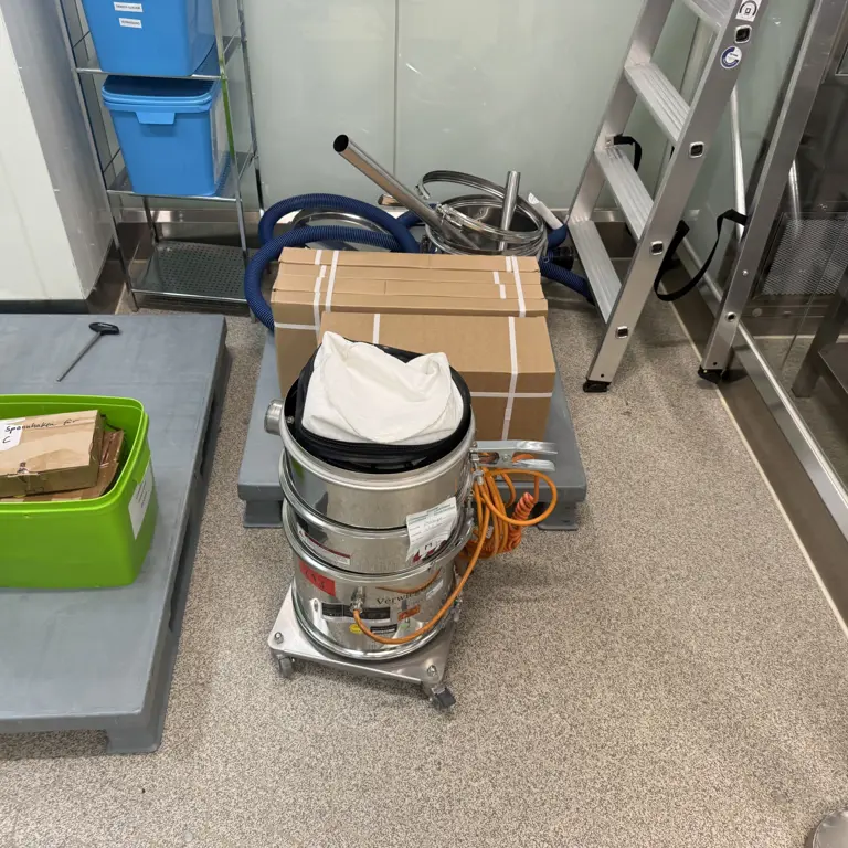 Aspirador para salas limpas KRAHNEN CR GMP 230 SZB