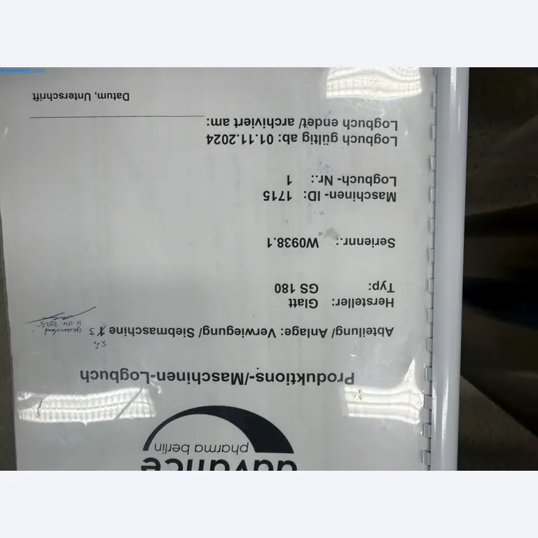 Instalações de produção e embalagem farmacêuticas / Equipamentos de laboratório e operacionais-3