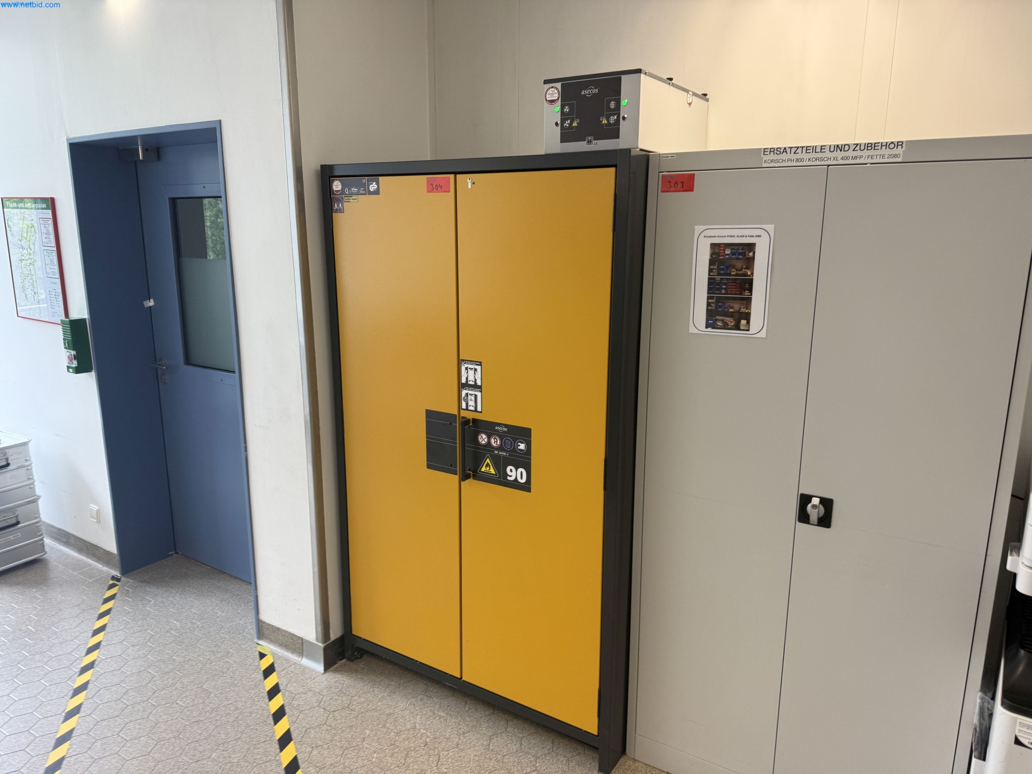 Armoire pour matières dangereuses Asecos Q90.195.120.WDAC