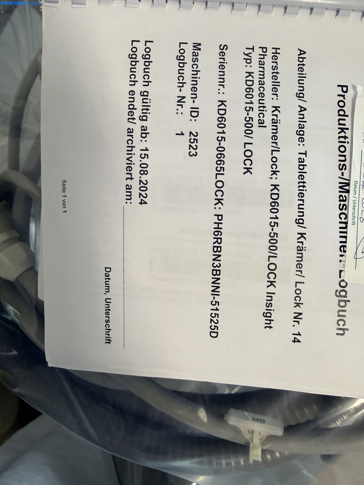 Instalações de produção e embalagem farmacêuticas / Equipamentos de laboratório e operacionais-6