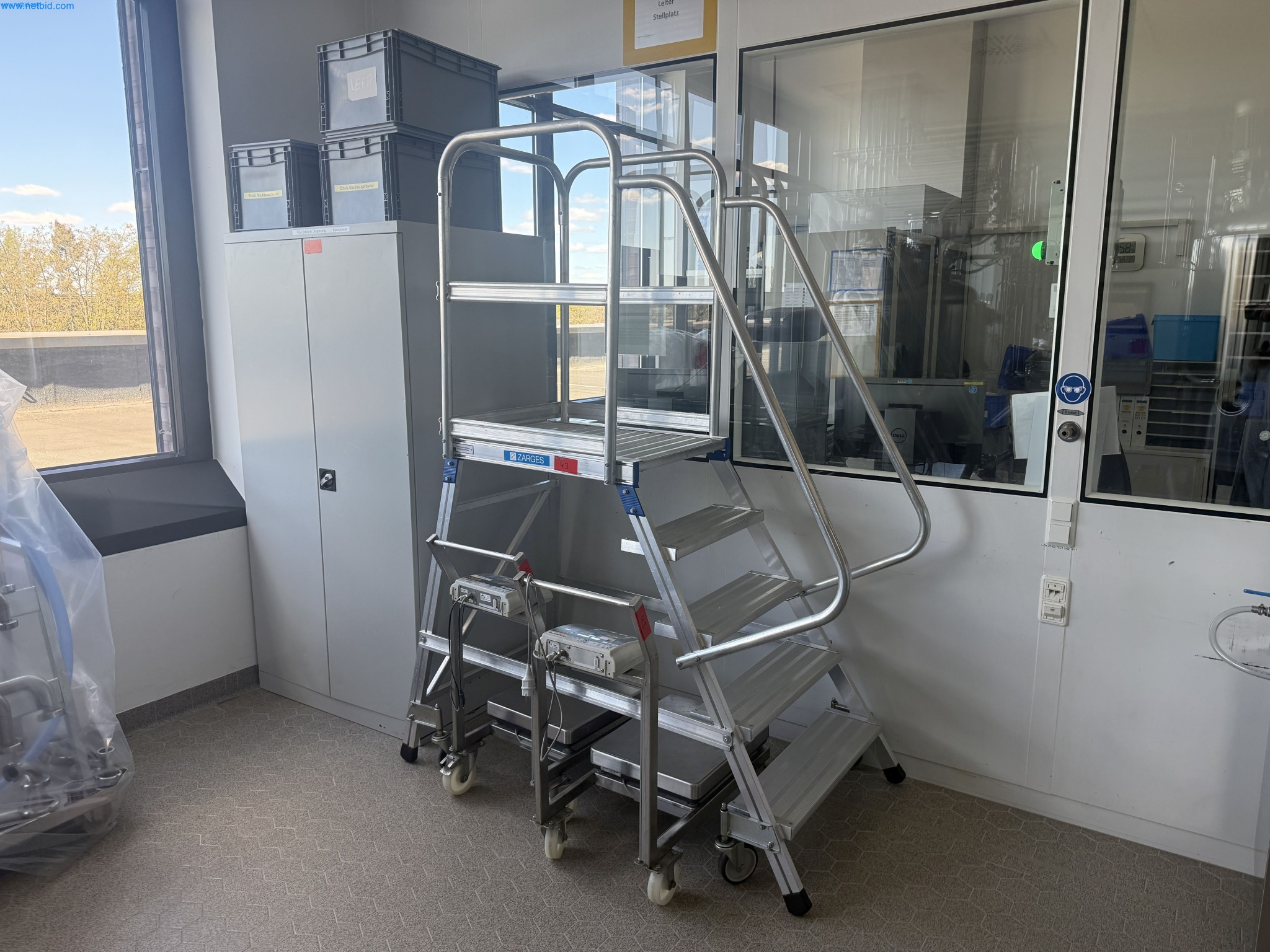 plateforme en aluminium Zarges